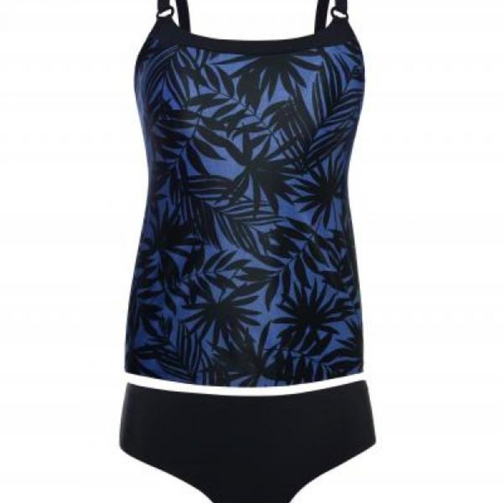 Anita Palm Tankini with Bottom 8 B Cup